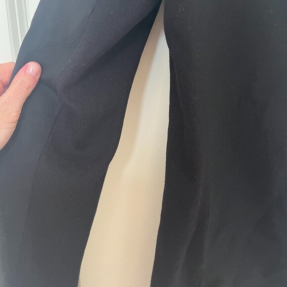 Helmut Lang Black Asymmetrical Blazer- Size 2 (Long In Front, Short In Back) - Picture 4 of 5